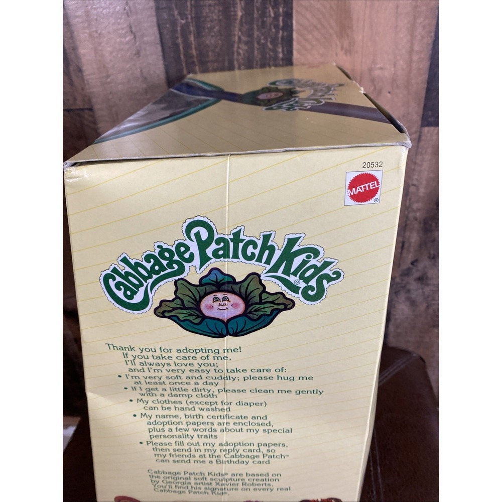 Mattel Cabbage Patch Kids Doll 15th Anniversary Edition Vtg Marcella Kim July 3 - Picture 10 of 16